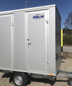 Toalettvogn med 2 kjemikalie toaletter