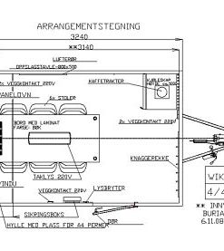 Alternative view of Spise- og kontorvogn for 6 personer