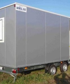 Spise- og toalettvogn for 16 personer og verktøyrom