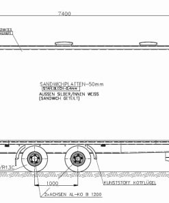 Toalettvogn med 10 vannklosetter