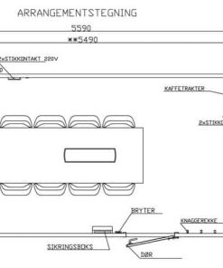 Alternative view of Spise- og kontorvogn for 14 personer