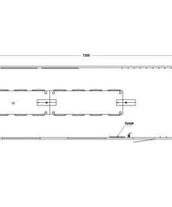Spise- og kontorvogn for 16 personer