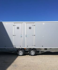 Toalettvogn med 4 dametoalett + 3 toalett og 2 urinaler for herrer